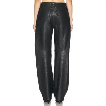Alexander Wang Leather Pants Women's Black