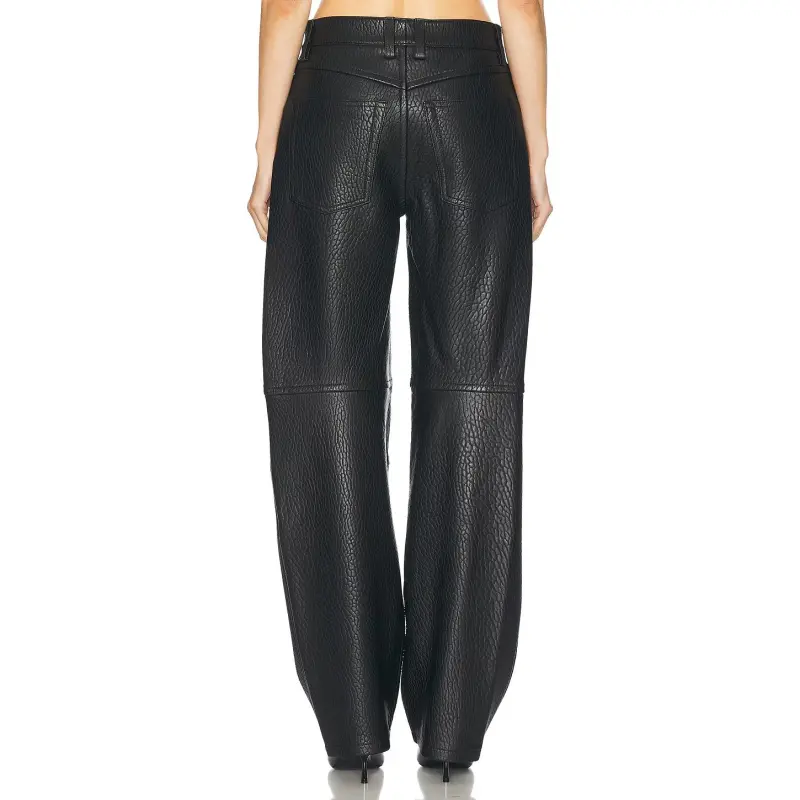 Alexander Wang Leather Pants Women's Black-1