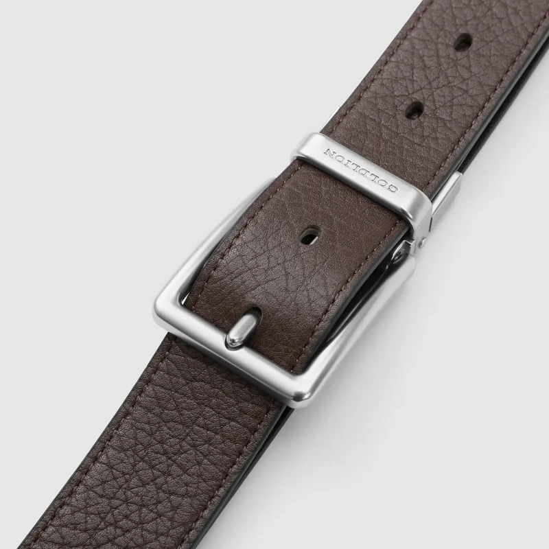 GOLDLION Top Grain Cow Leather Belts Men's Multiple Colors Width 3.5CM-15