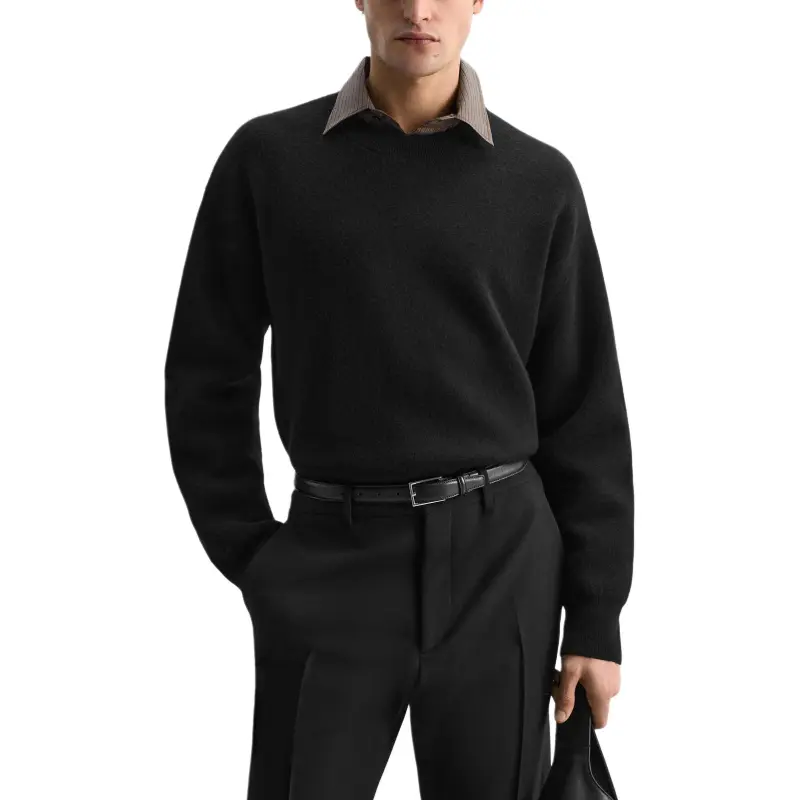 ZARA Sweaters Men Black-2