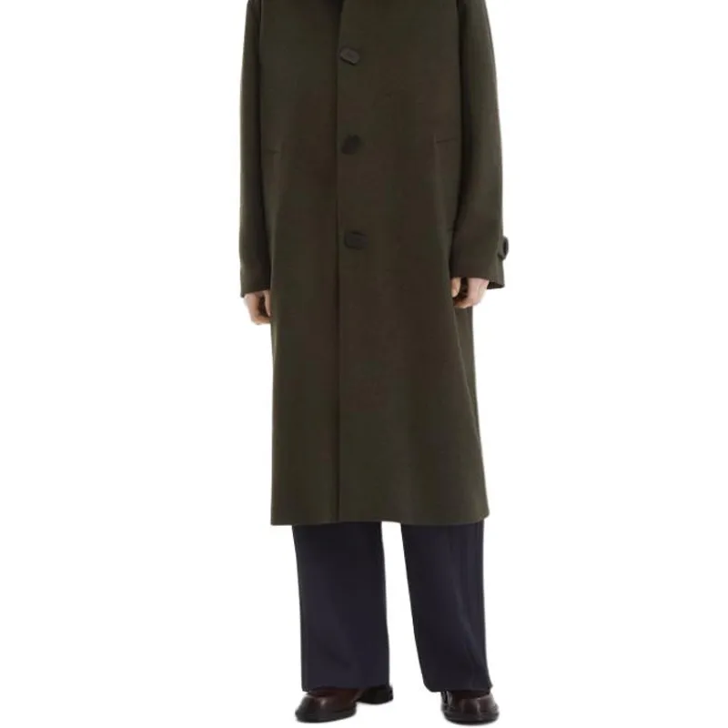 FENDI Collared Button Up Coat-3