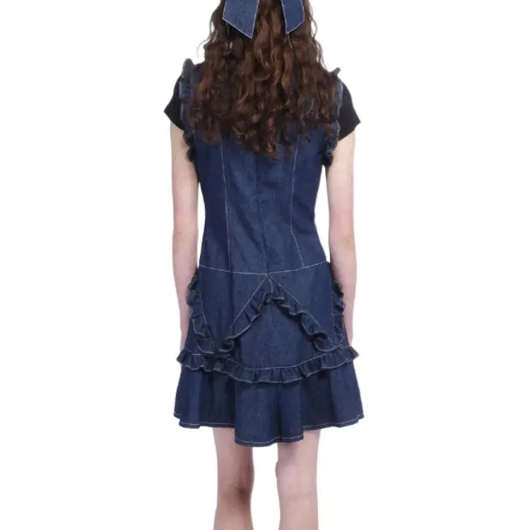 ANNASU Sleeveless Dress Women's Dark Blue-2