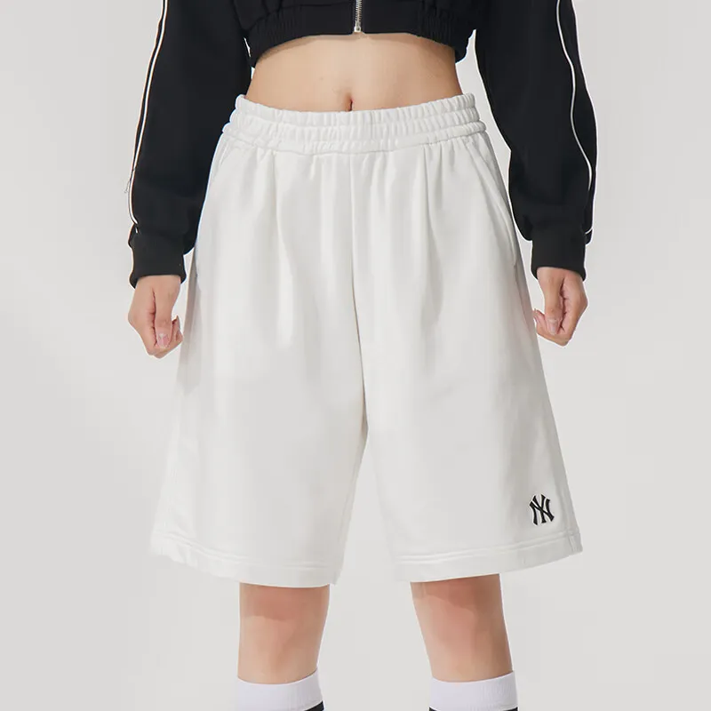 MLB Basic New York Yankees Casual Shorts Unisex Ivory-2