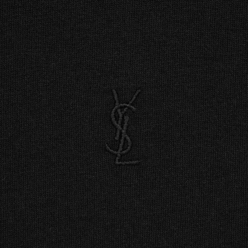 SAINT LAURENT Cassandre Crewneck T Shirt-2