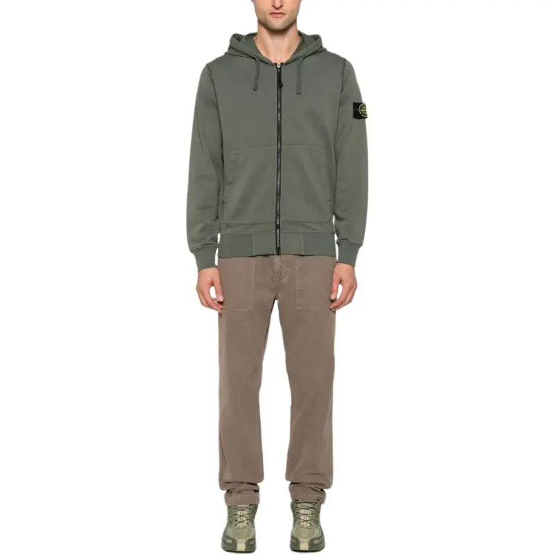 STONE ISLAND Compass-Badge Zipped Hoodie-4