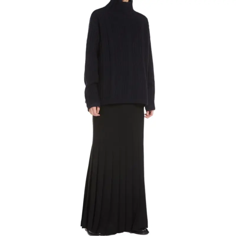 MaxMara Casual Long Skirt Women's Black-1