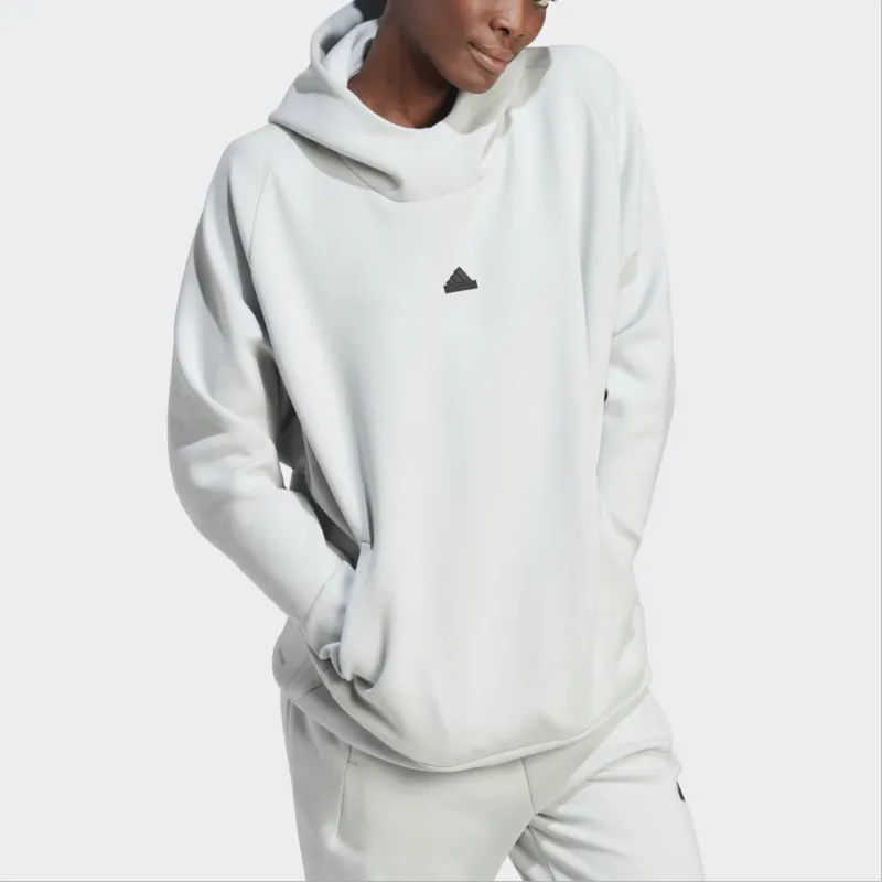 Adidas Sweatshirts Women's Light Blue Gray-3
