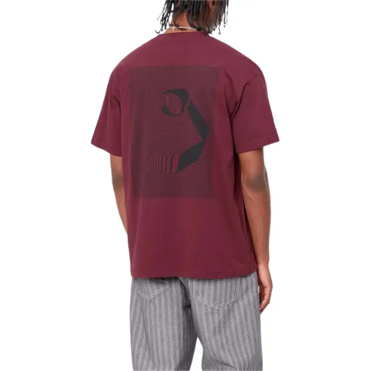 Carhartt WIP T Shirt Men's Brick Red-3