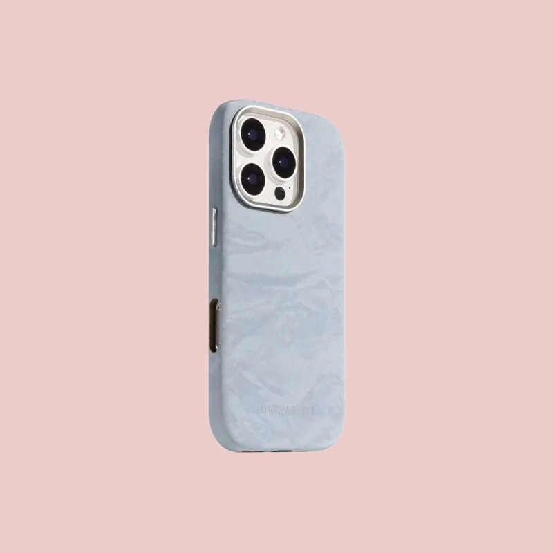 OYXOYRJ PC Material High End Snow Mountains Fleece Unisex Phone Cases Work For Iphone15/14/13 Quiet Luxury-4