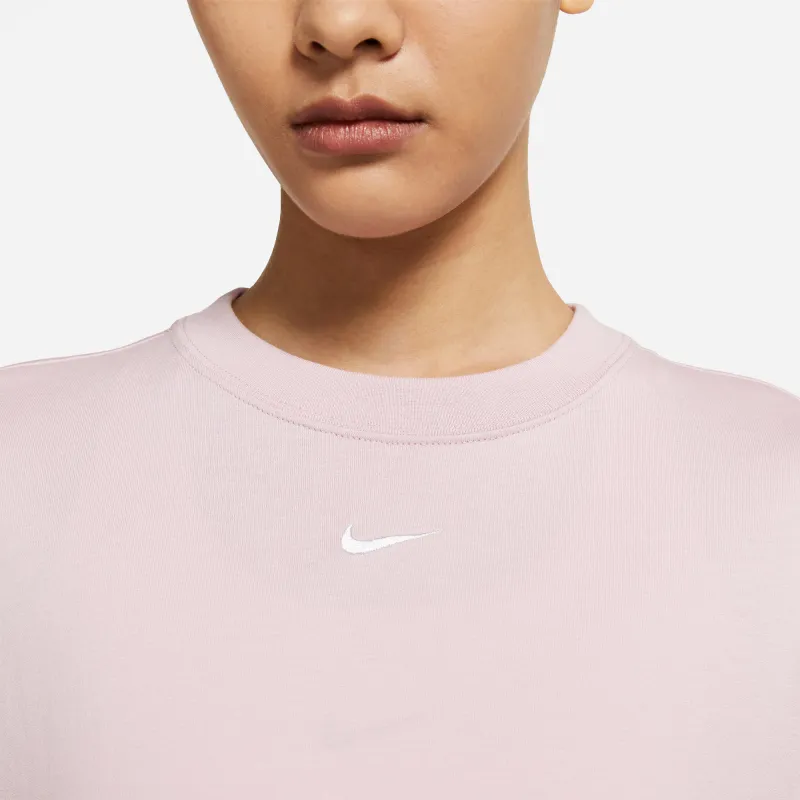 Nike Drop Shoulder Sleeve T Shirt Women's Pink-4