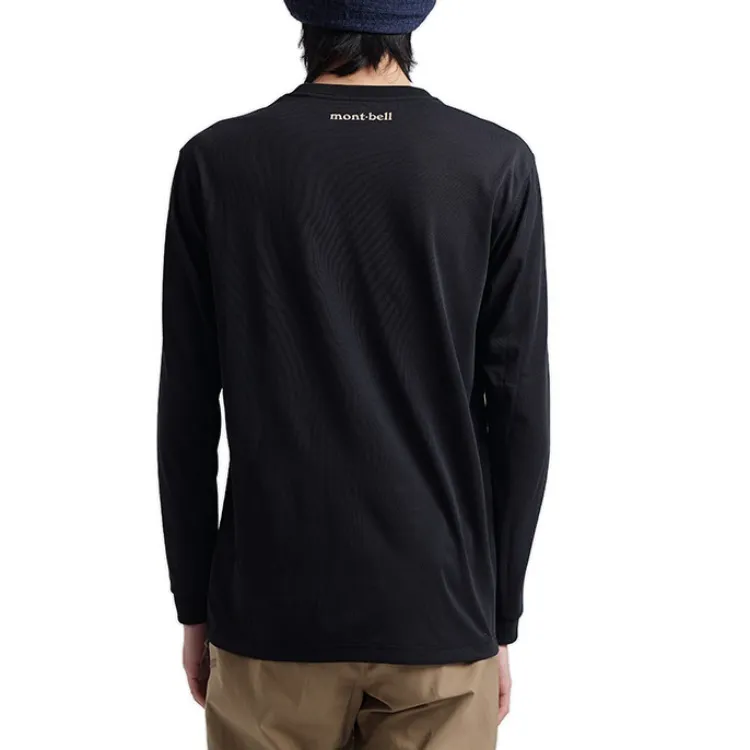 MONTBELL Regular T Shirt Unisex BK Black-2
