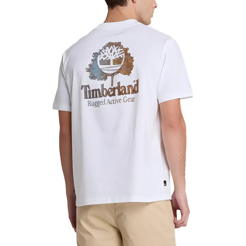 Timberland T Shirts Men White 100-3