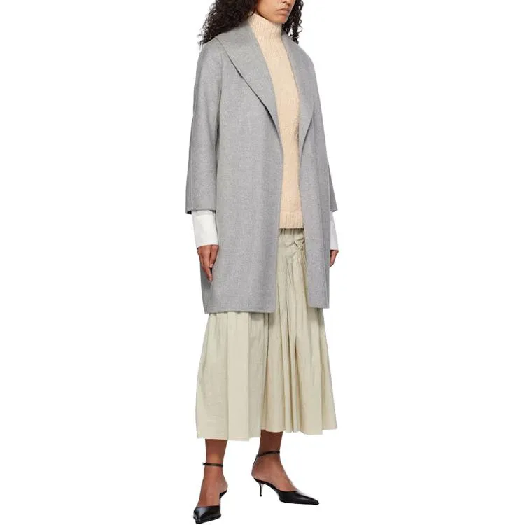 MaxMara Coat Women's Light Gray-2