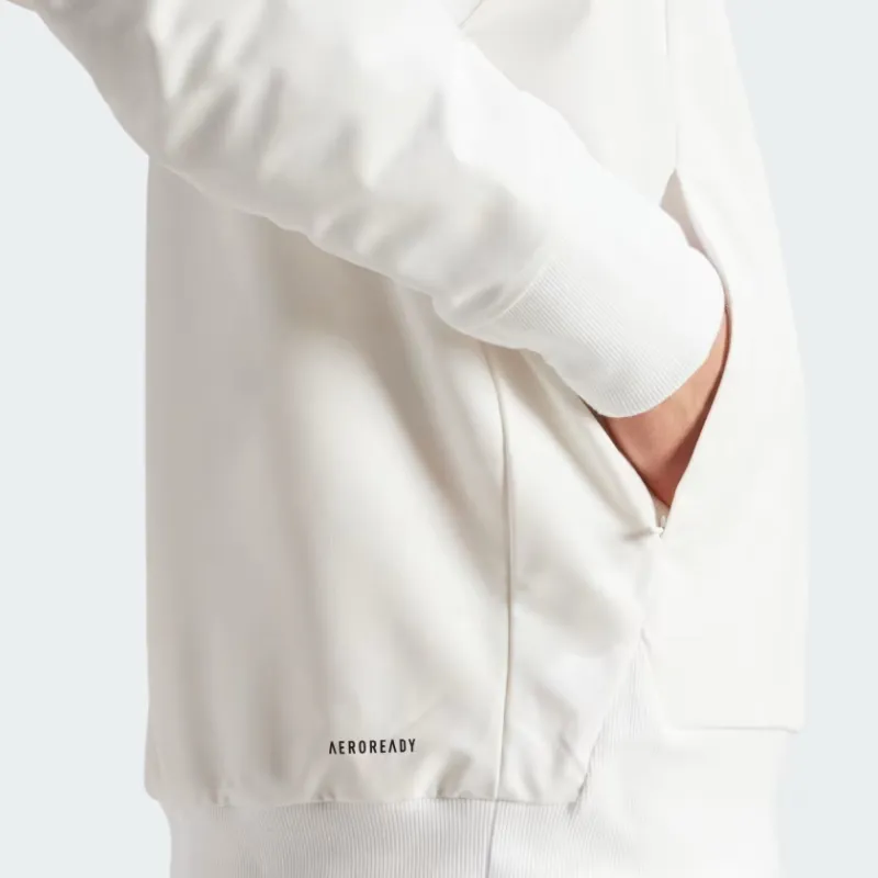 Adidas Z.N.E. Woven Full-Zip Hooded Track Top Jackets Coats Men's White-4