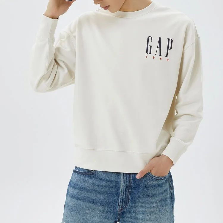 GAP Sweatshirt Men's Gray White-1