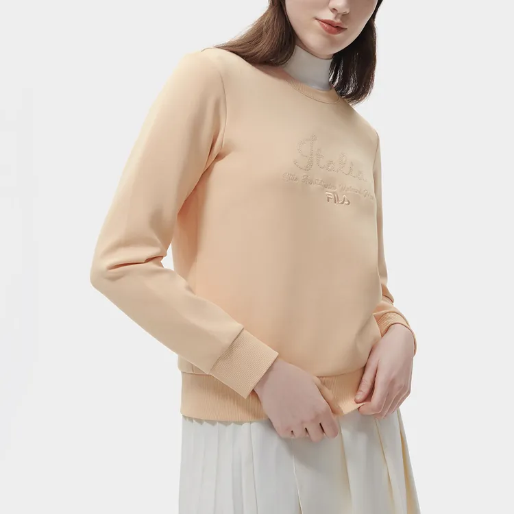 FILA Sweatshirts Women's Dreamy Orange-3