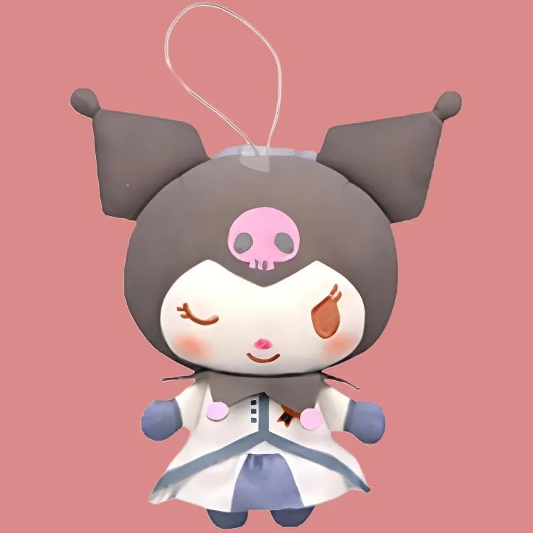 FURYU Kuromi Cardcaptor Sakura, Sanrio Dolls Plush Pendant 15cm Height-4