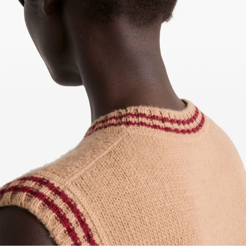PRADA Crewneck Knitted Vest-4