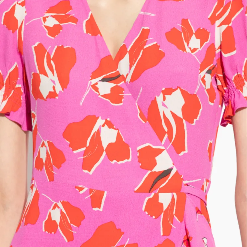 DVF Diane Von Furstenberg Emilia Graphic-print Wrap Dress-3
