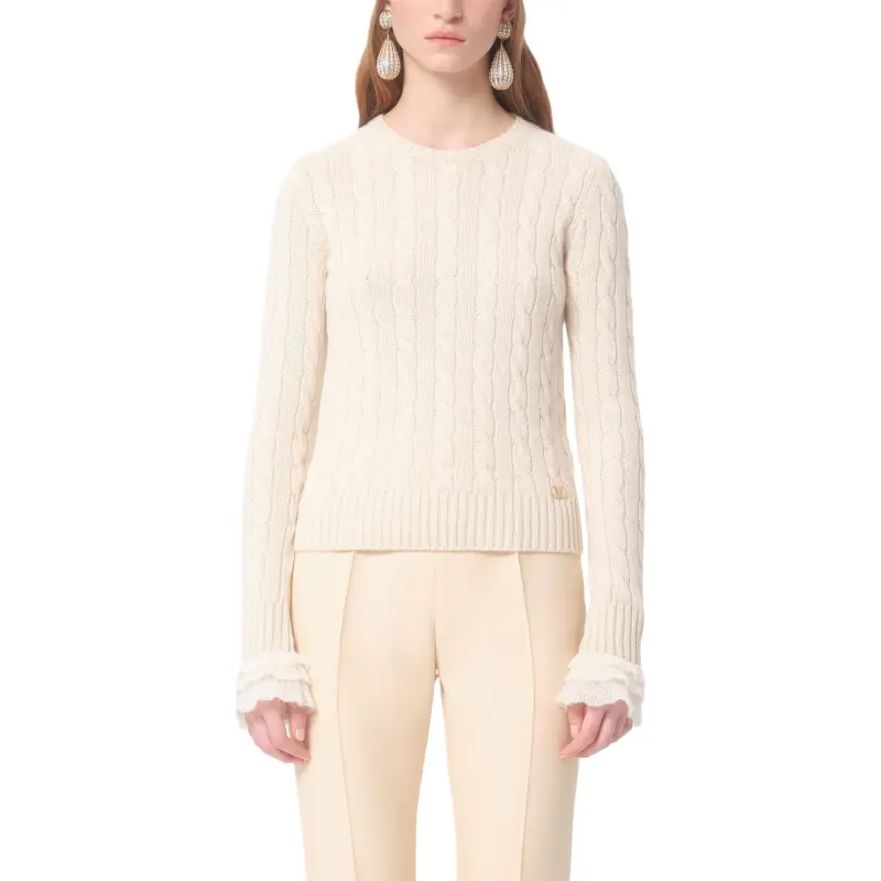 Valentino Crewneck Long Sleeved Jumper-1