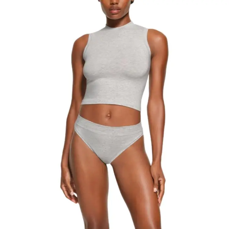 Skims Tank Tops Women's LIGHT HEATHER GREY/Light Gray-2