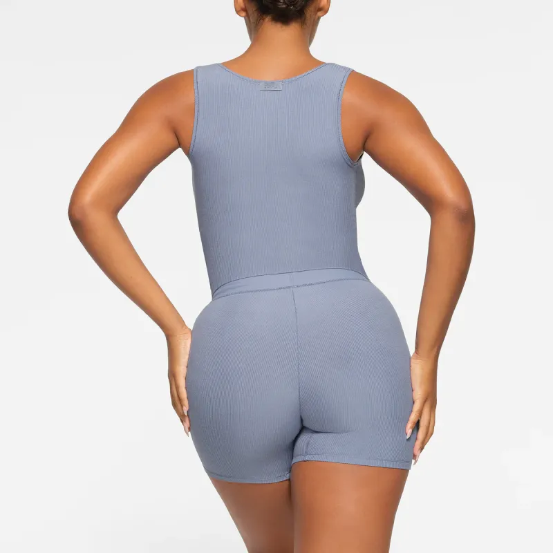 Skims Tank Tops Women's Stone Slate Gray-2