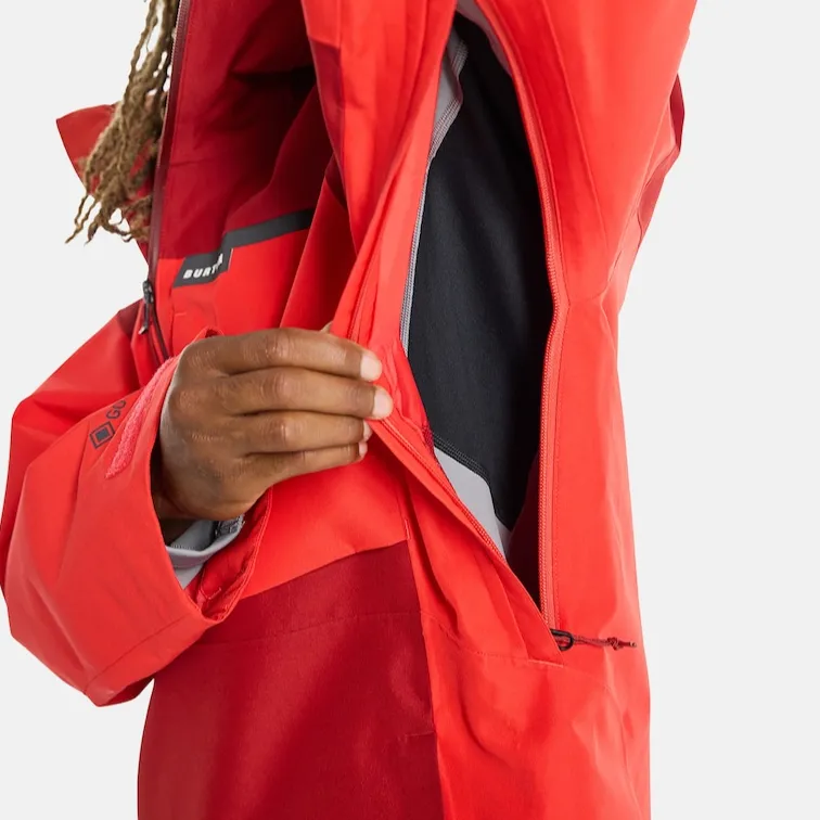 BURTON PILLOWLINE GORE TEX2L Ski Tops Men's Red-2