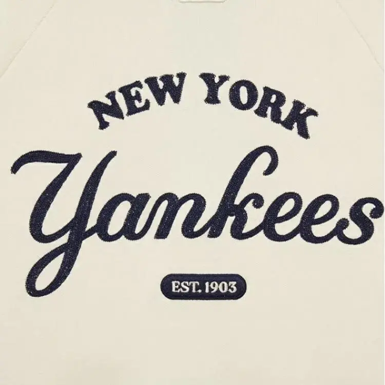 MLB College Style Series Knitwear Unisex Dark Cream-4