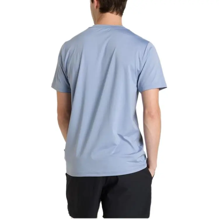 New Balance SS25 BOX LOGO PERFORMANCE T Shirt Men's Blue-1