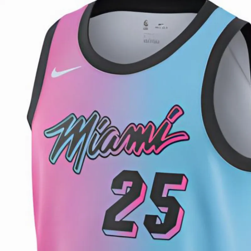 Nike Basketball Jersey Men's Purple Blue-3