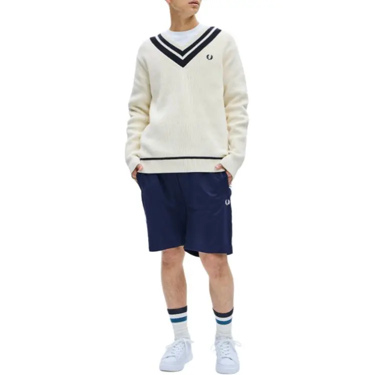 FRED PERRY Casual Shorts Men's Blue-3