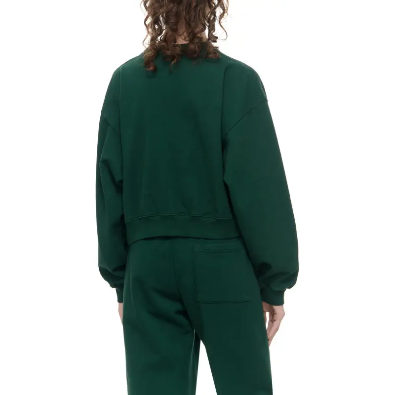 SPORTY & RICH Vendome Logo print Cotton Sweatshirt-3
