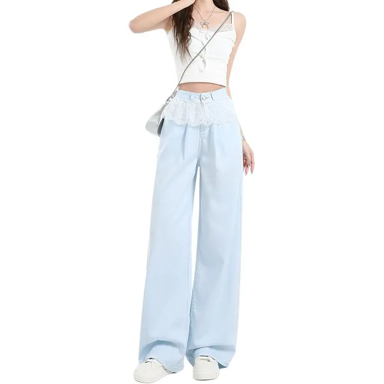 Concubine Zhu Jeans Women's Sky Blue-4