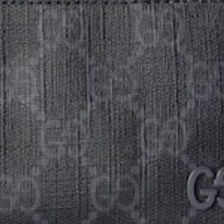 GUCCI Canvas Key Pouch Canvas Bag Unisex Gray-5