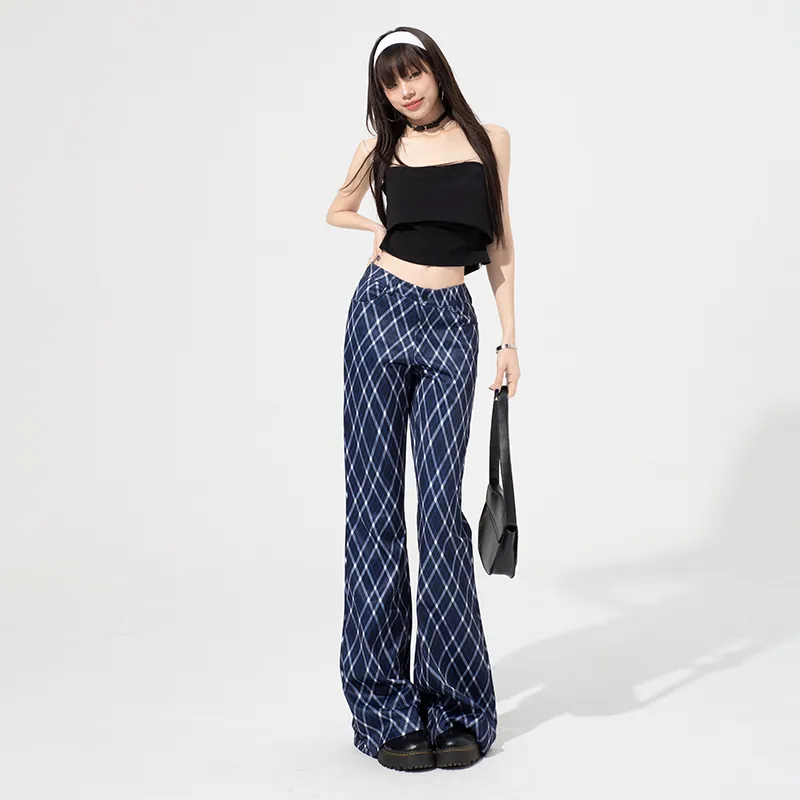 OROI Casual Pants Women's Navy Blue-3