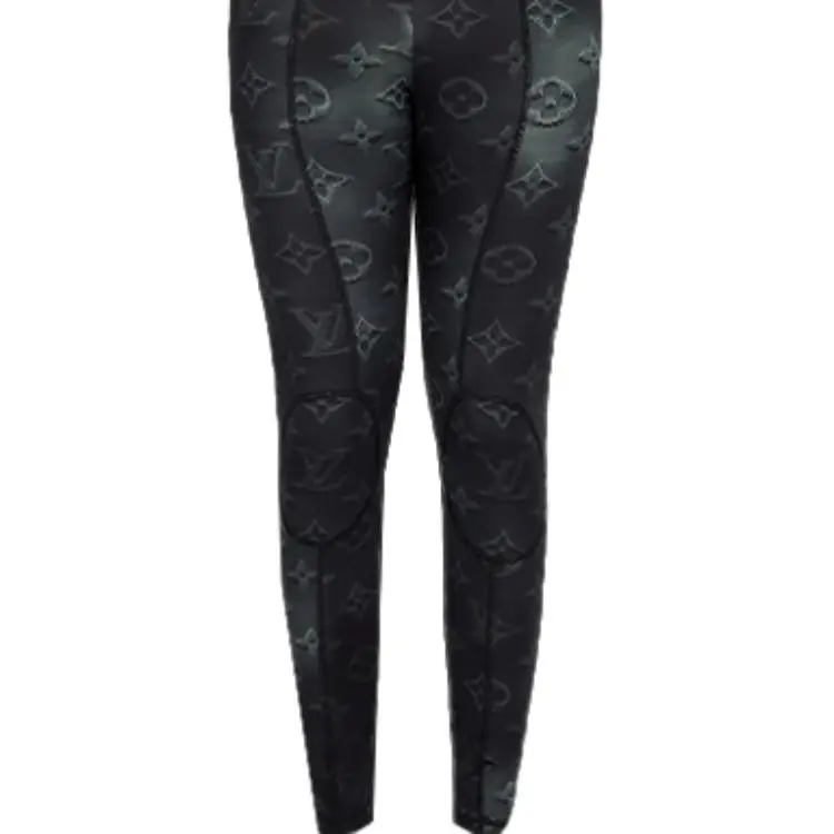 LOUIS VUITTON New Quarterly Products Of LV Sports Pants Men Black-4