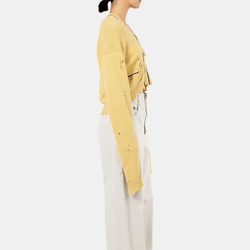 Maison Mihara Yasuhiro SS25 Knitwear Women's Yellow-3