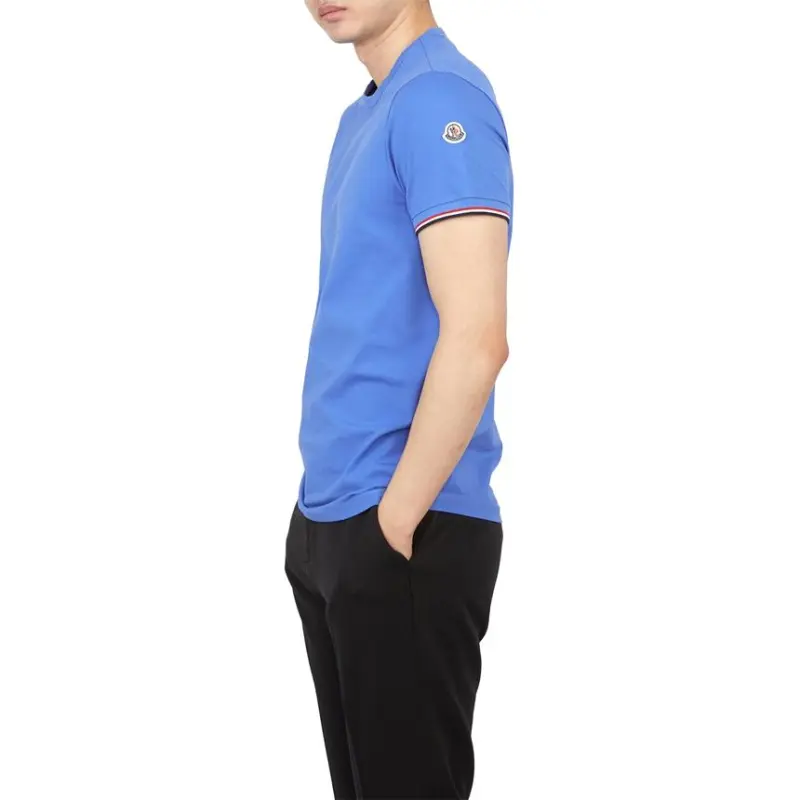Moncler T Shirts Men Blue-2