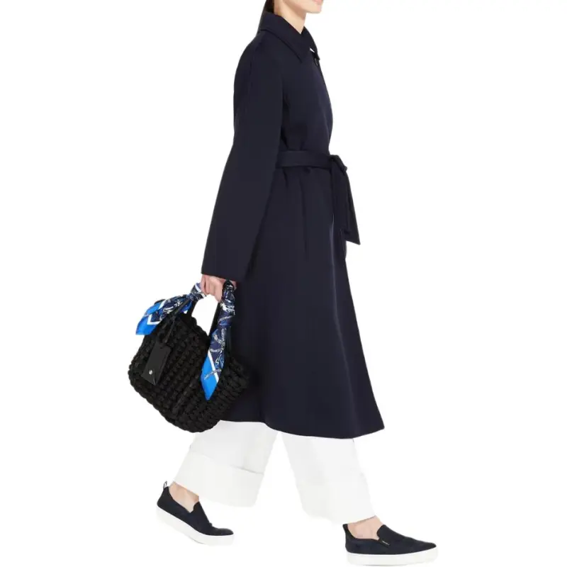 MaxMara Coats Women's Navy Blue-3