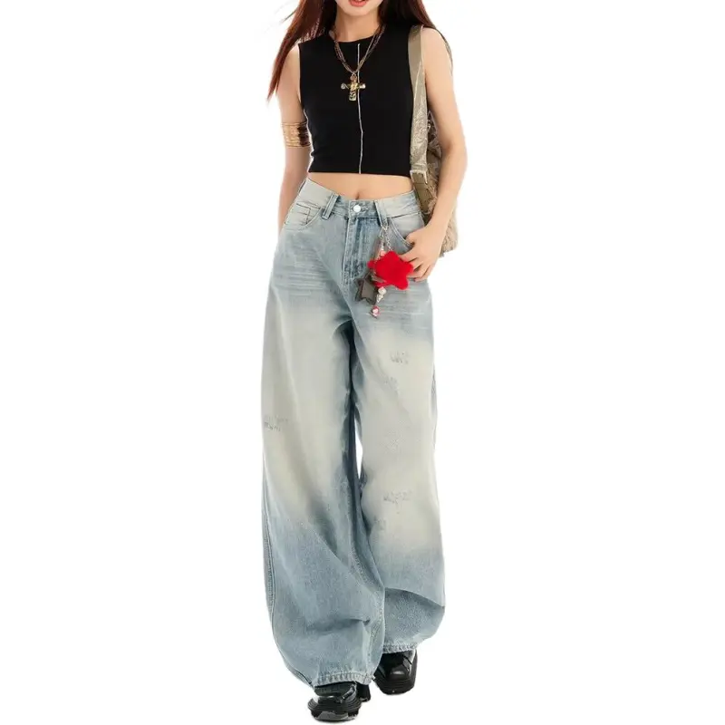 Concubine Zhu Jeans Women's Light Blue-1