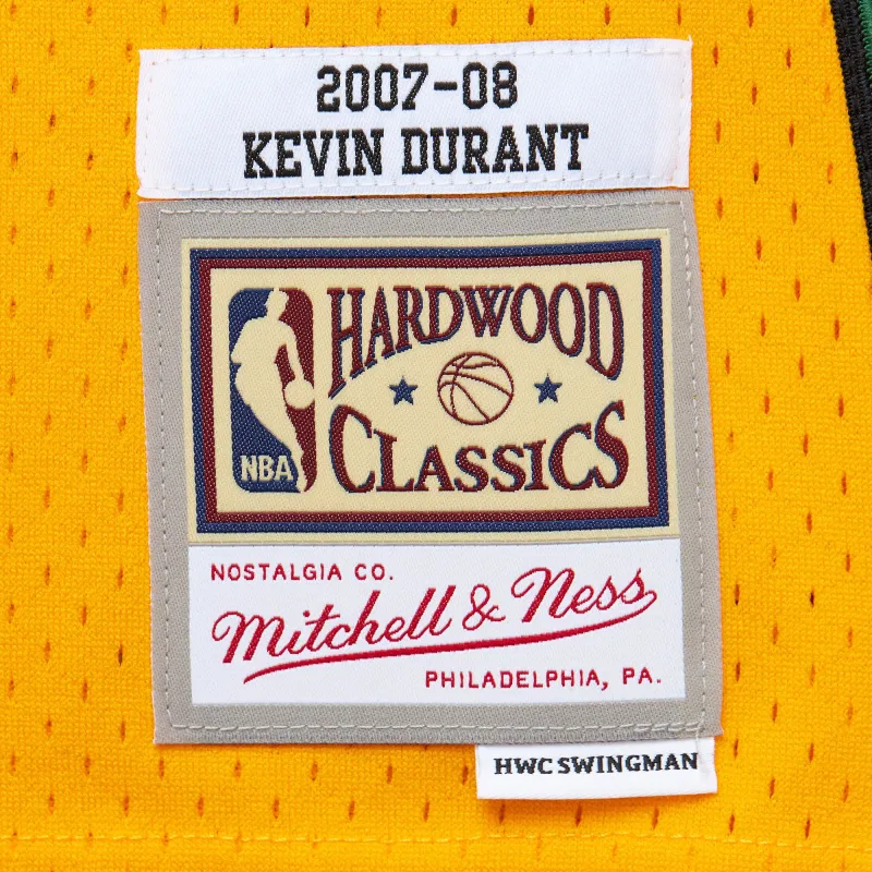 Mitchell & Ness Basketball Jerseys SW Fan Edition Durant Rising Stars Season Supersonic Team KD Men's Yellow-4