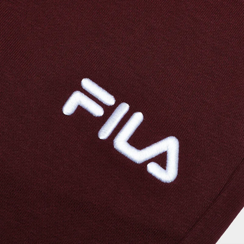 FILA Knitted Sports Pants Women's Fairy Pink Wine Red-4