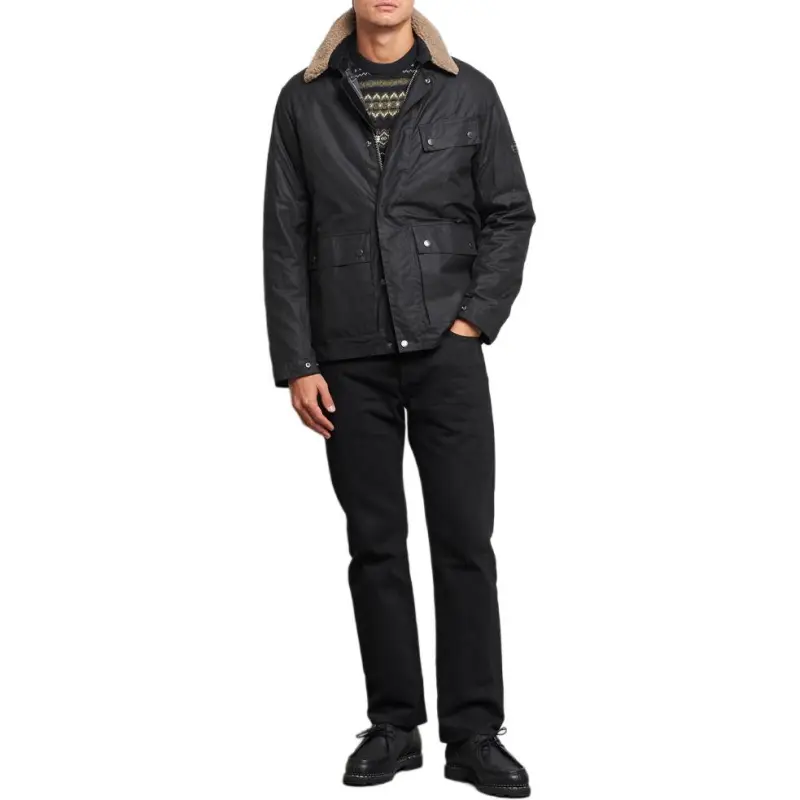 BARBOUR Coppice Waxed Jacket-4