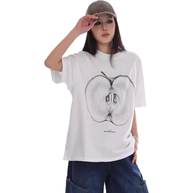 COMOWA T Shirts Unisex White-1