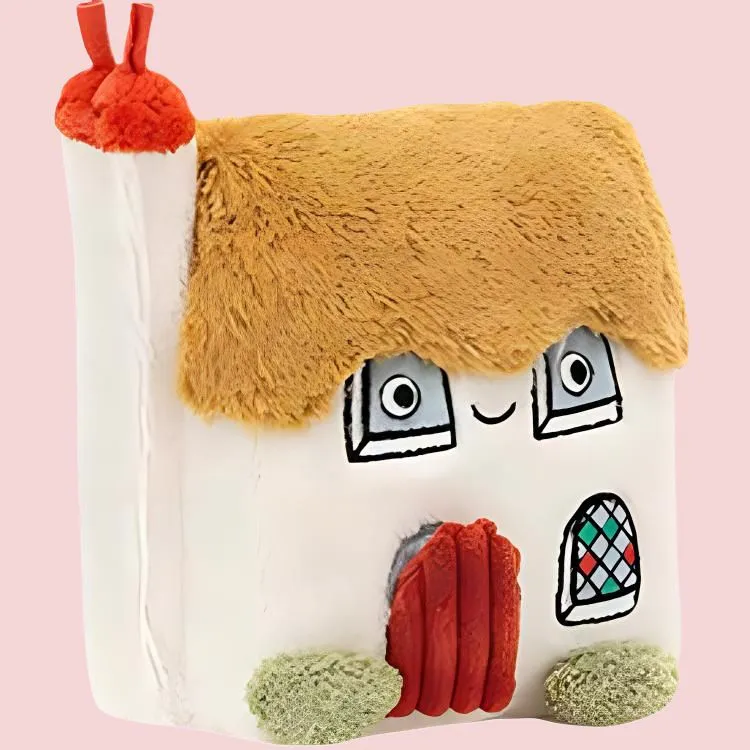 JELLYCAT Snail House Compatible For Above 3 Years Old Audience Dolls Plush Doll Regular Height-2