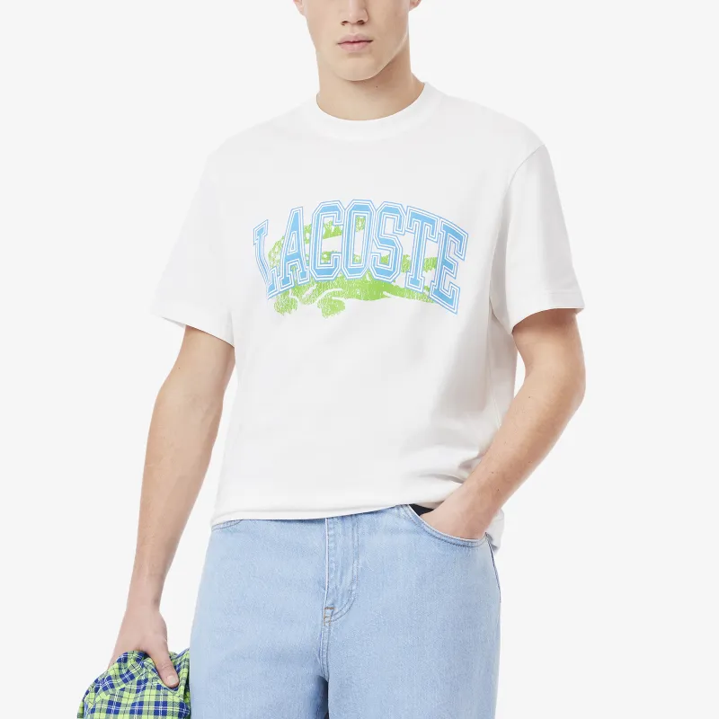 LACOSTE T Shirts Men White-1