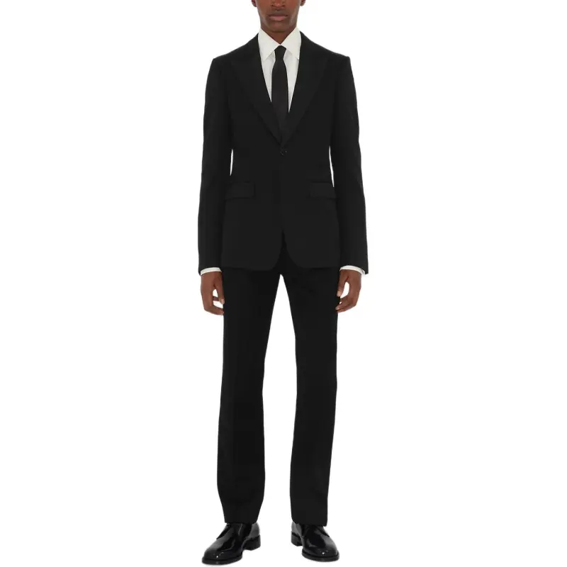 Burberry FW24 Business Suit Coat Men's Black-1