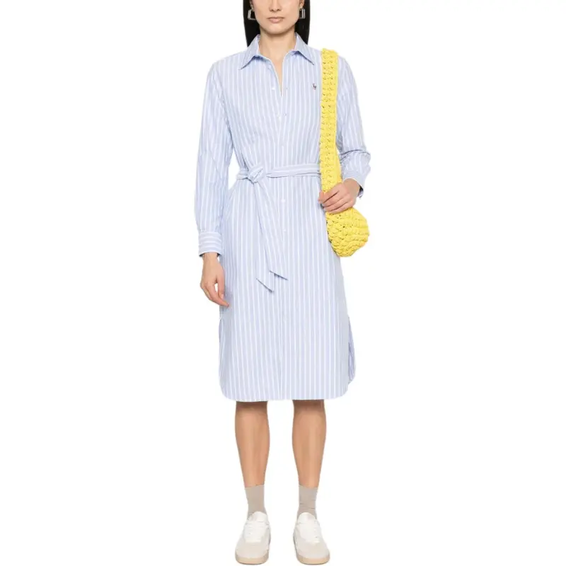 Polo Ralph Lauren Striped Long Sleeved Shirt Dress-1