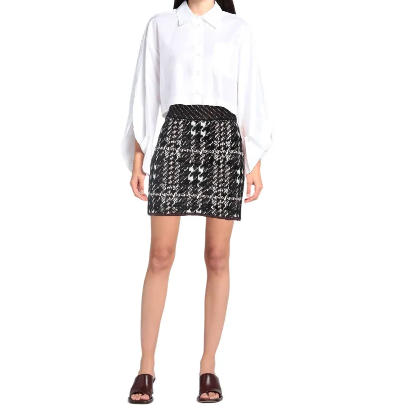 Burberry FW22 Skirt Women's Brown-4