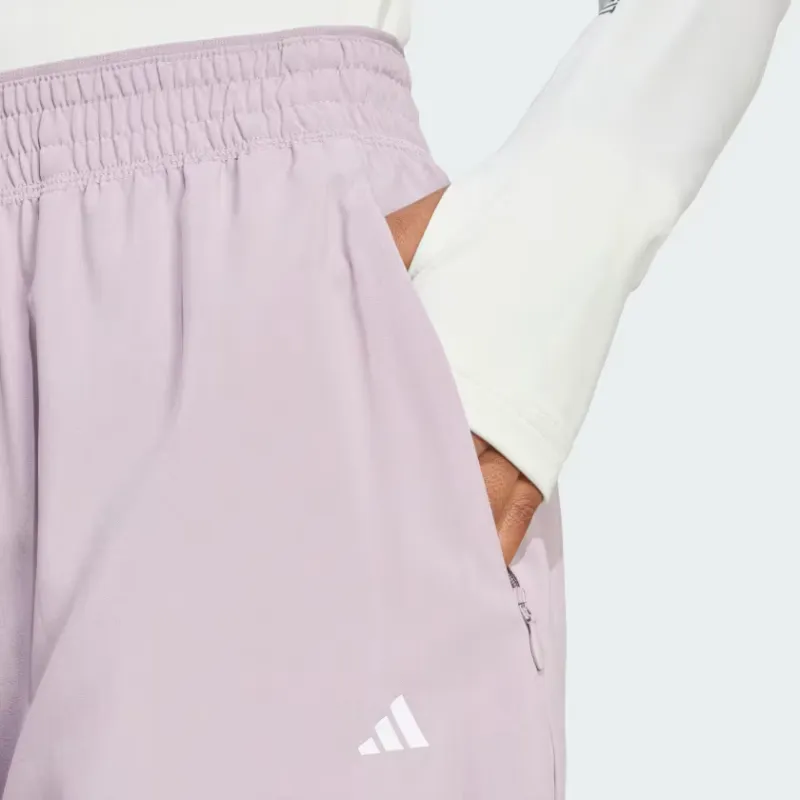 Adidas Training Pants Knitted Sports Pants Women's Purple-4